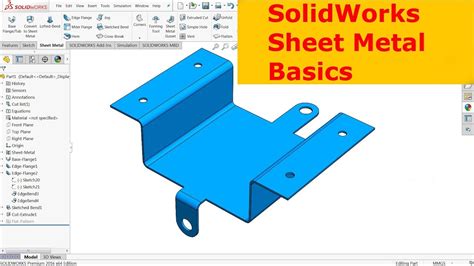 sheet metal design in solidworks